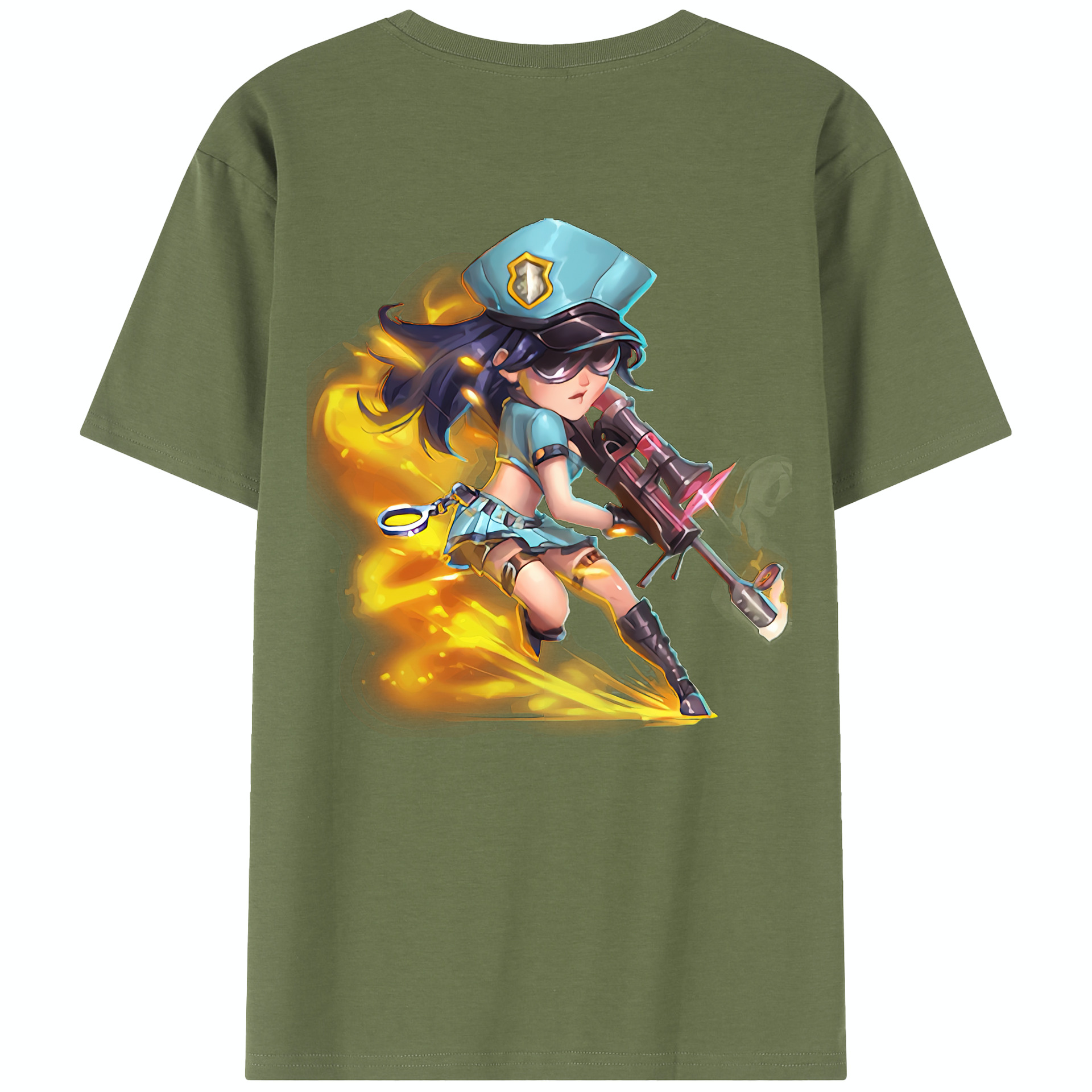 リーグ・オブ・レジェンド League of Legends LOL 綿100％半袖Tシャツ（背面プリント）